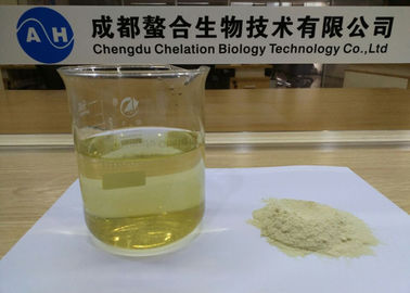 海藻フミン酸の粉が付いている動物起源のアミノ酸肥料の粉の組合せ