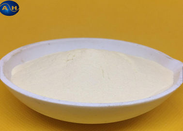 薄黄色の大豆食事肥料の葉状の塗布の植物はアミノ酸の粉を基づかせていた